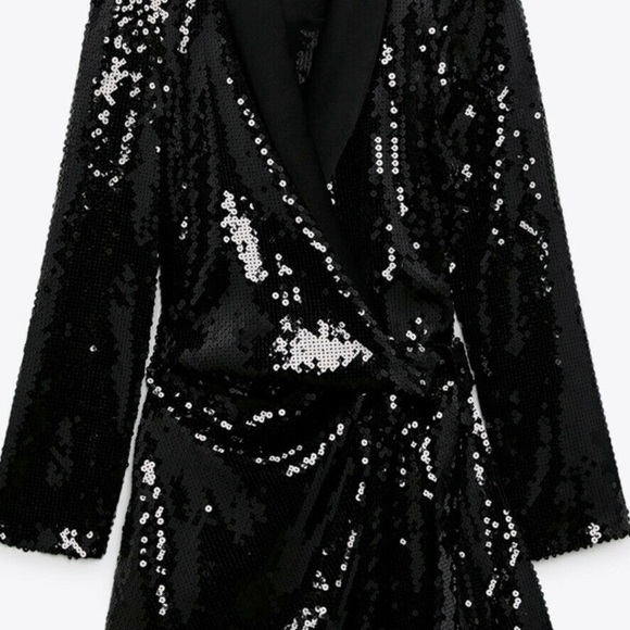 Zara Sequin Blazer Dress - Picture 16 of 16
